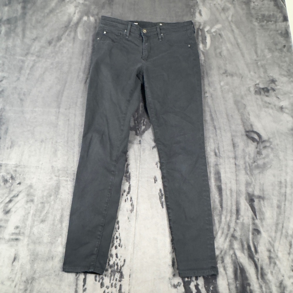 AG Adriano Goldschmied Legging Ankle Jeans Womens 29 Gray Super Skinny 4109